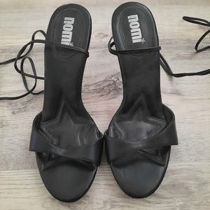 Nomi Strappy Lace Up Heels
